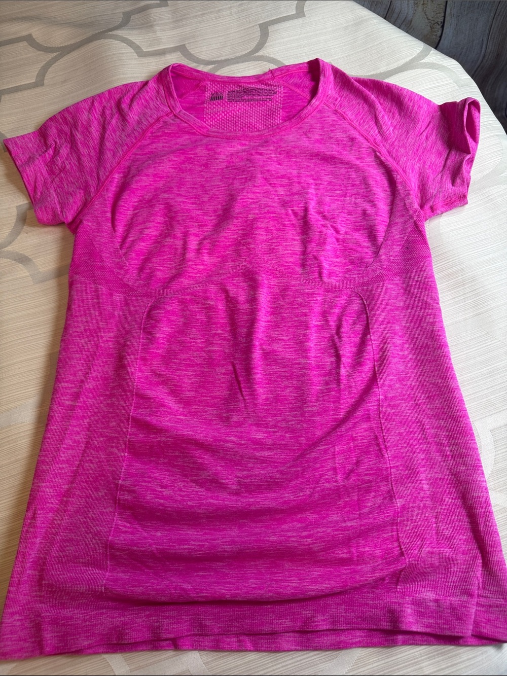 VSX Heathered Hot Pink Short Sleeve Performance Tee
